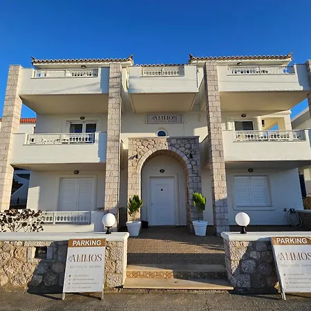 Ammos Boutique Rooms-white Refined By The Sea In Town Hotel