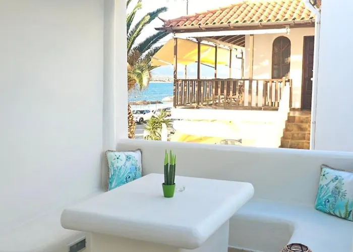 Ammos Boutique Rooms-white Refined By The Sea In Town Hotel